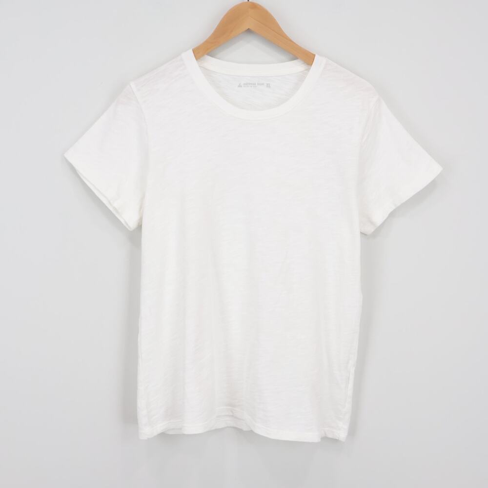 American Giant Women's Premium Slub Crew Tee Bone Size XL NWOT
